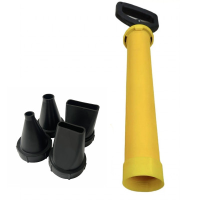 Пістолет-шприц для цементних розчинів 60х650 мм пластик 4 насадки