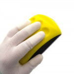 Блок шліфувальний ручний поліуретановий Ø125мм з липучкою (прямокутний) SIGMA 1 шт (9110171)