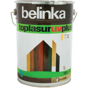 Краска-лазурь для дерева Belinka Toplasur UV+ №12 бесцветная полуглянец