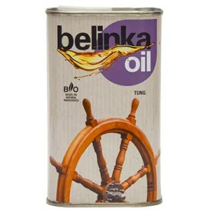 Тунговое масло Belinka Tung не создает бесцветную пленку 0,5 л для наружных работ.