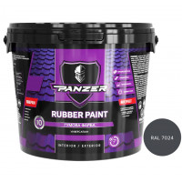 Гумова фарба Panzer Rubber Paint RAL 7024 графіт універсальна