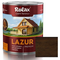 Лазур для деревини Rolax LAZUR Premium алкідна глянцева № 105 горіх