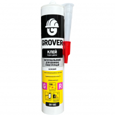 Клей жидкие гвозди Grover GR100 бежевый 300 мл