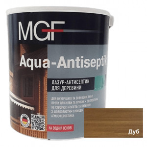 Лазурь-антисептик для деревини MGF Aqua-Antiseptik дуб