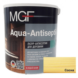Лазурь-антисептик для дерева MGF Aqua-Antiseptik сосна