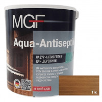 Лазурь-антисептик для дерева MGF Aqua-Antiseptik тик