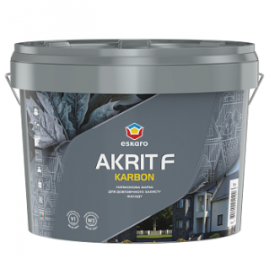 Силиконовая краска Eskaro Akrit F Karbon для долговечной защиты фасада