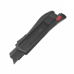 Нож черный SK-5 с автоматическим фиксатором autolock 18 мм