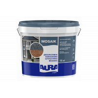 Декоративная силиконовая штукатурка мозаика (байрамикс) Aura® Luxpro Mosaik B211 1,5 мм 15 кг