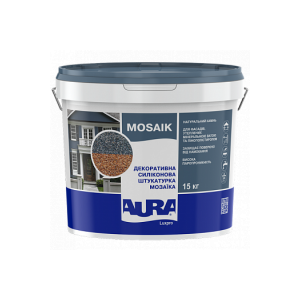 Декоративна силіконова штукатурка мозаїка (байрамікс) Aura® Luxpro Mosaik 1,5 мм B211 15 кг