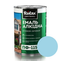 Эмаль алкидная Rolax ПФ-115 светло-голубая глянцевая