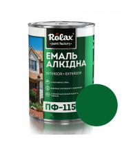 Эмаль алкидная Rolax ПФ-115 темно-зеленая глянцевая