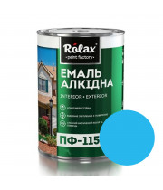 Эмаль алкидная Rolax ПФ-115 ярко-голубая глянцевая