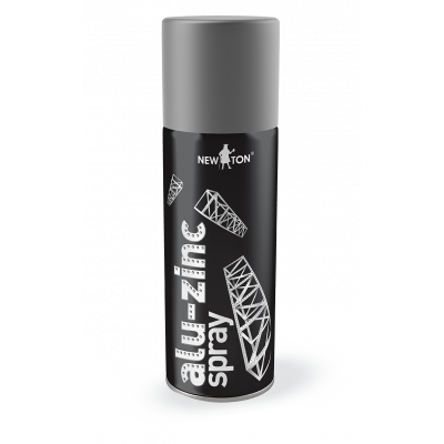 Емаль аерозольна NEW TON алюмінієво-цинкова (Alu-Zinc) 400 мл