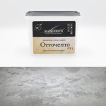 Декоративна фарба Ircom Decor Отточенто Ottochento срібляста напівпрозора 0.8 л