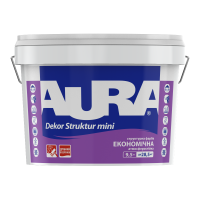 Структурна фарба AURA Dekor Struktur mini 14.8 кг акрилатна