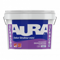 Краска структурная акрилатная Aura Dekor Struktur Mini Белая 14.8 кг