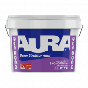 Структурна фарба AURA Dekor Struktur mini 14.8 кг акрилатна