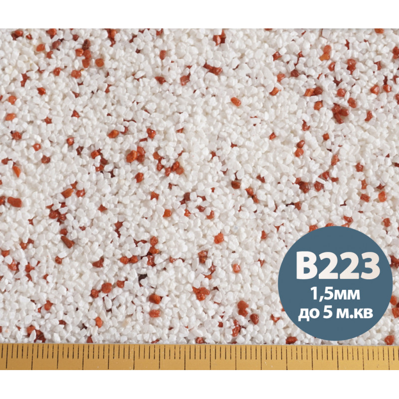Декоративна силіконова штукатурка мозаїка (байрамікс) Aura® Luxpro Mosaik M15 B223 15 кг