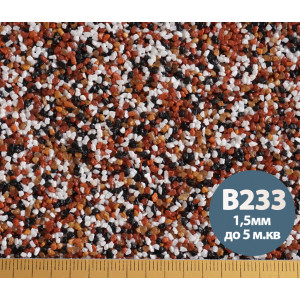 Декоративная силиконовая штукатурка мозаика (байрамикс) Aura® Luxpro Mosaik B233 1,5 мм 15 кг