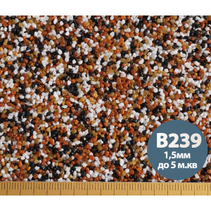 Декоративная силиконовая штукатурка мозаика (байрамикс) Aura® Luxpro Mosaik B239 1,5 мм 15 кг