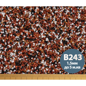 Декоративная силиконовая штукатурка мозаика (байрамикс) Aura® Luxpro Mosaik B243 1,5 мм 15 кг