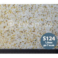 Декоративна силіконова штукатурка мозаїка (байрамікс) Aura® Luxpro Mosaik 1,0 мм S124 15 кг