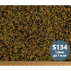 Декоративна силіконова штукатурка мозаїка (байрамікс) Aura® Luxpro Mosaik 1,0 мм S134 15 кг