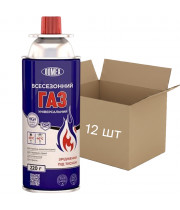 Газ универсальный всесезонный DOMEX баллон 220 г (400 мл) 12 шт.