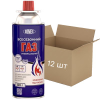 Газ универсальный всесезонный DOMEX баллон 220 г (400 мл) 12 шт.