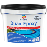 Затирка для плитки Eskaro DUAX EPOXY двухкомпонентная эпоксидная №246 серебристо-серый 2 кг