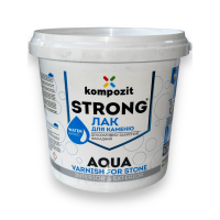 Лак для камня термостойкий Kompozit Strong Aqua 0,75 л
