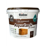 Лак панельный Rolax Aqualack акриловый полуглянцевый 3 л