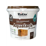 Лак панельний Rolax Aqualack акриловий напівглянцевий 1 л 