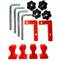 Комплект струбцина зажимна кутова столярна під 90° 80 х 50 мм 