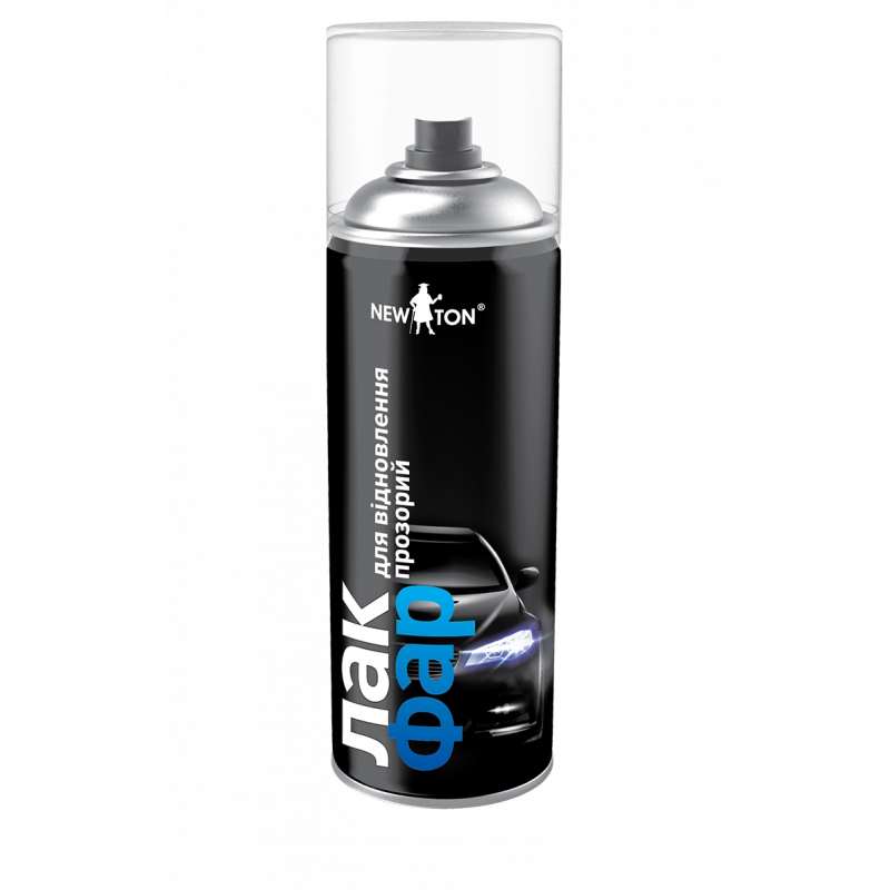 Лак для фар NewTon акриловый прозрачный глянцевый 400 мл