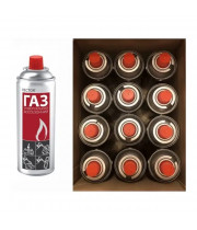 Газ универсальный всесезонный RECTOR цанговый баллон 400 мл 12 шт.