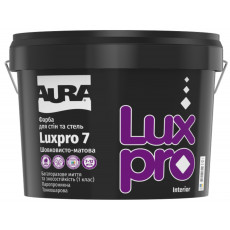 Краска для стен моющаяся Aura Luxpro 7 шелковисто-матовая Белая