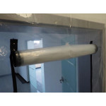 Двери защитные от пыли временные на молнии 120х220 см (U-образные)