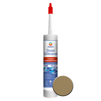 Герметик силиконовый нейтральный Eskaro Duax Silicone №226 коричнево-бежевый 300 мл