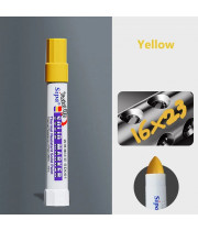 Индустриальный твердый перманентный маркер Sipa SD001 135х19 мм желтый