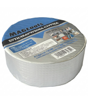 Лента герметизирующая бутилкаучуковая 50мм×10м алюминиевая 1.2 мм