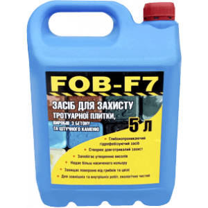 Гідрофобізатор для тротуарної плитки, бетону та штучного каменю FOB-F7 5 л