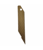 Лезвия сменные сегментные 9 мм GOLD лазерная заточка SK-7 10 шт для строительного ножа