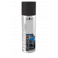 Емаль для пластику та бамперів New Ton акрилова чорна матова 400 мл