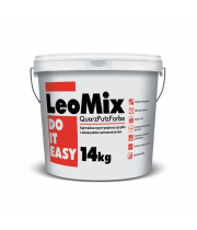 Фарба-грунт адгезійна LeoMix QuarzPutzFarbe з кварцовим наповнювачем 14 кг