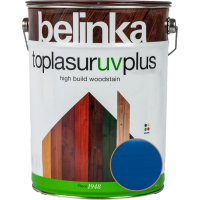Лазур для дерева воскова Belinka TopLasur UV+ №72 санториново-синя