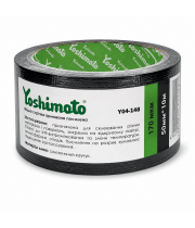 Лента армированная клейкая Yoshimoto чёрная 50 мм × 25 м (Y04-149)