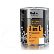 Грунт-емаль 3в1 по іржі Rolax № 401 білий