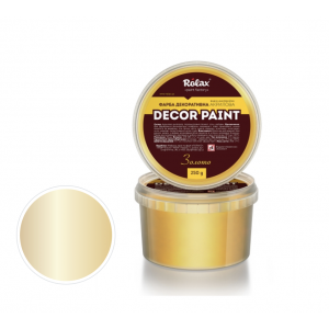 Декоративна фарба Rolax Decor Paint акрилова золото № 902 0.25 кг